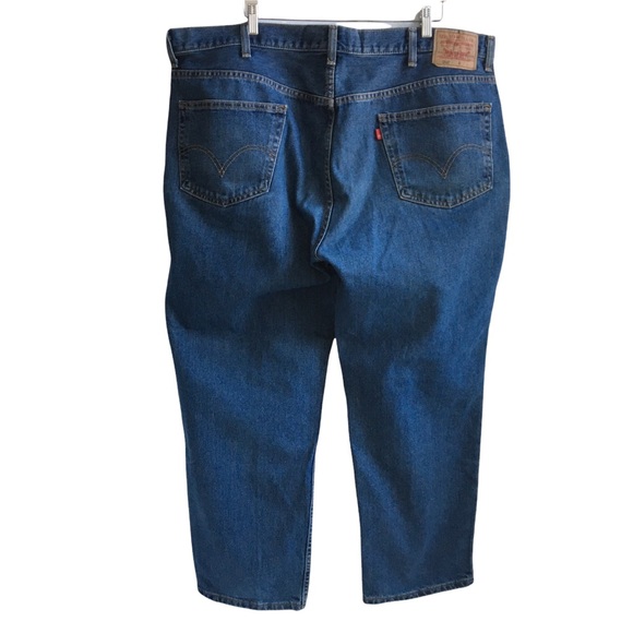 Levi’s 550 Relaxed Fit Medium Wash Blue Denim Jeans 46X30 - Picture 3 of 17